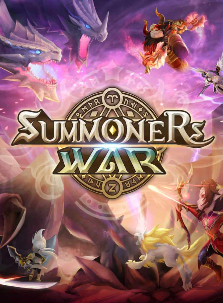 Figure 5.6 Summoners War: splash screen (Com2uS 2018).